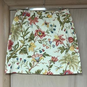 Talbots Flower Skirt
